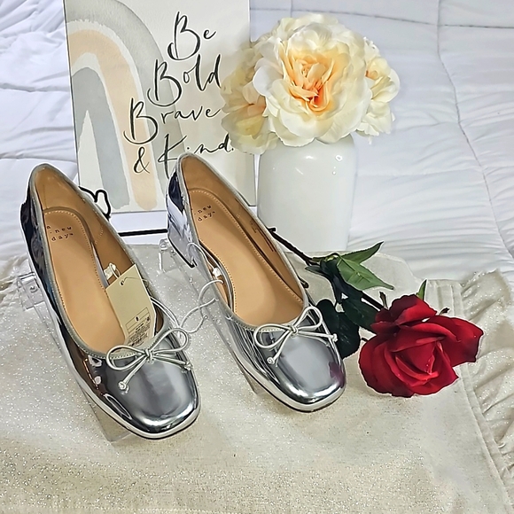 A New Day Flat Ballerina Shoes Elegant Wear Office wear Career Casual - Picture 3 of 12